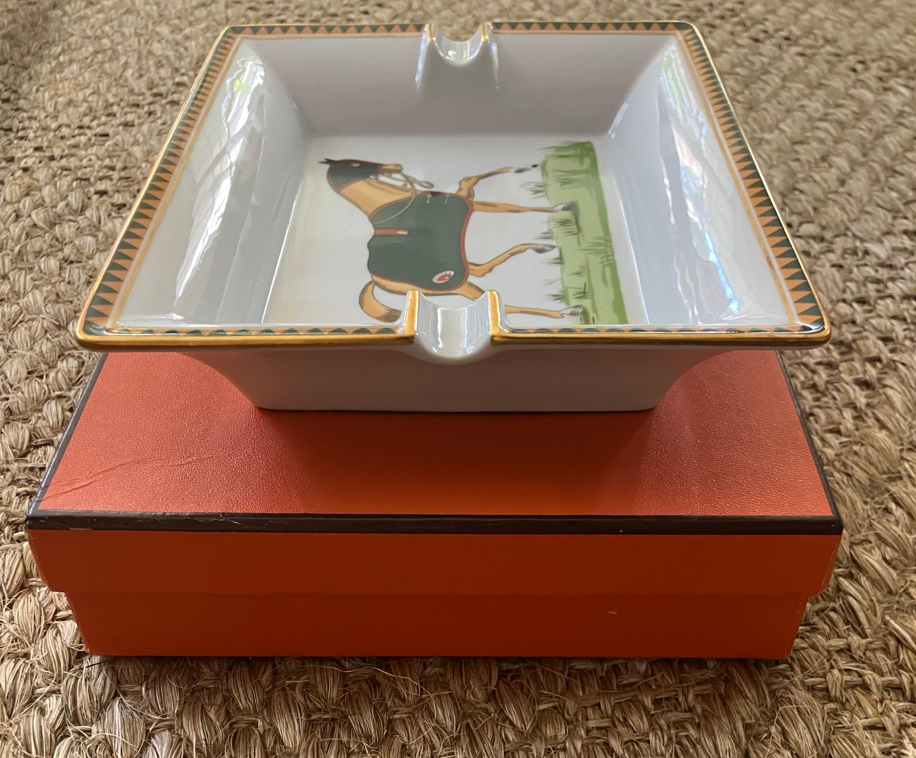 Hermes Pferd Aschenbecher Vide Poche im Zustand „Gut“ im Angebot in New York, NY