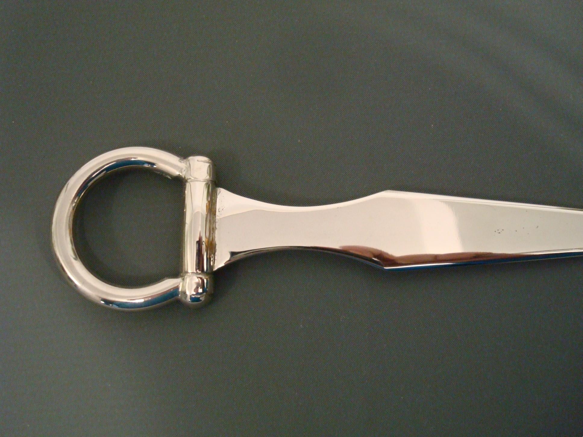 Hermes Pferd / Reiter Brieföffner, 1960er Jahre Frankreich (Moderne der Mitte des Jahrhunderts) im Angebot