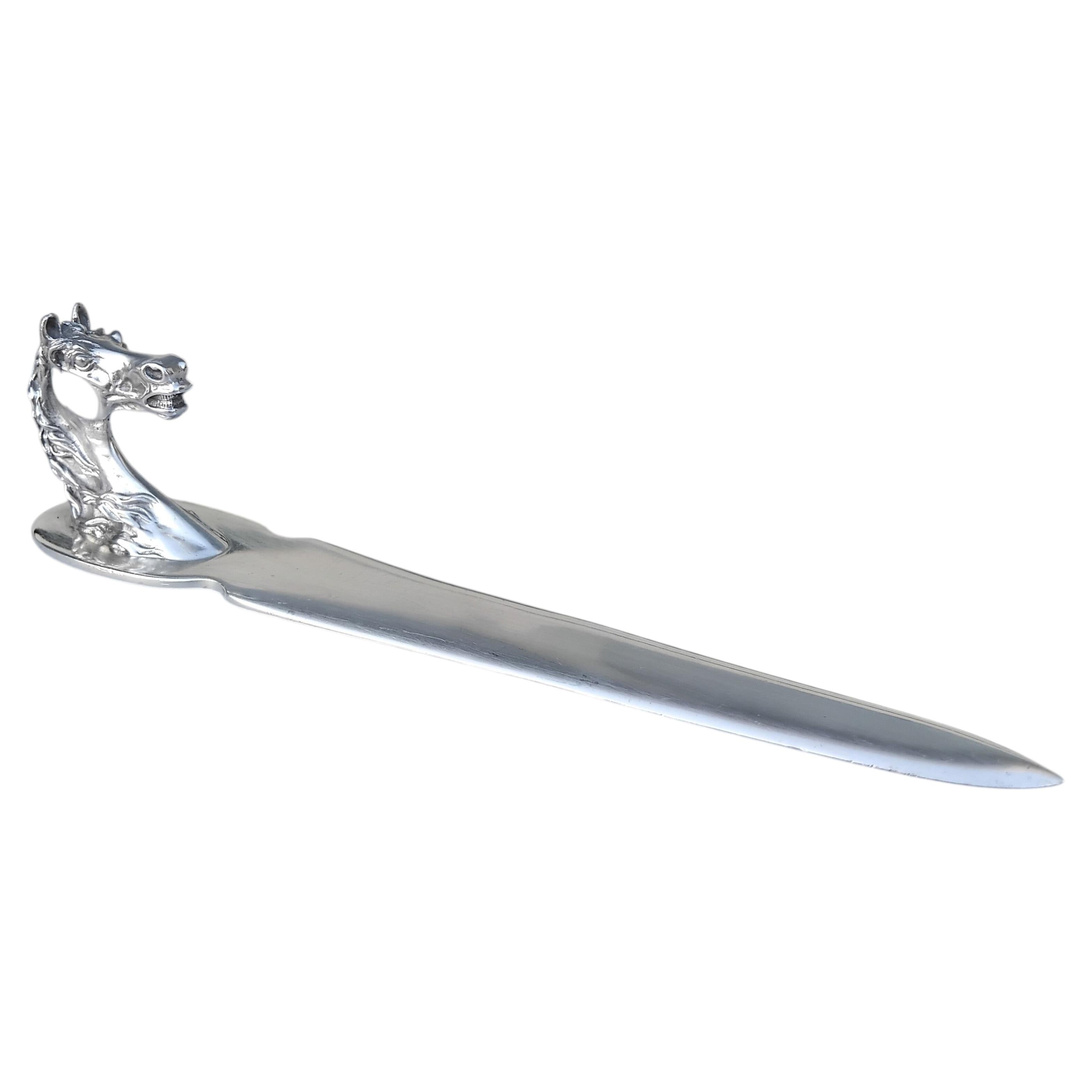 Hermès Horse Letter Opener Paper Cutter Ravinet d'Enfert 20th Century