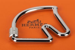 Hermès Horse -Ring Keychain Palladium New In Box