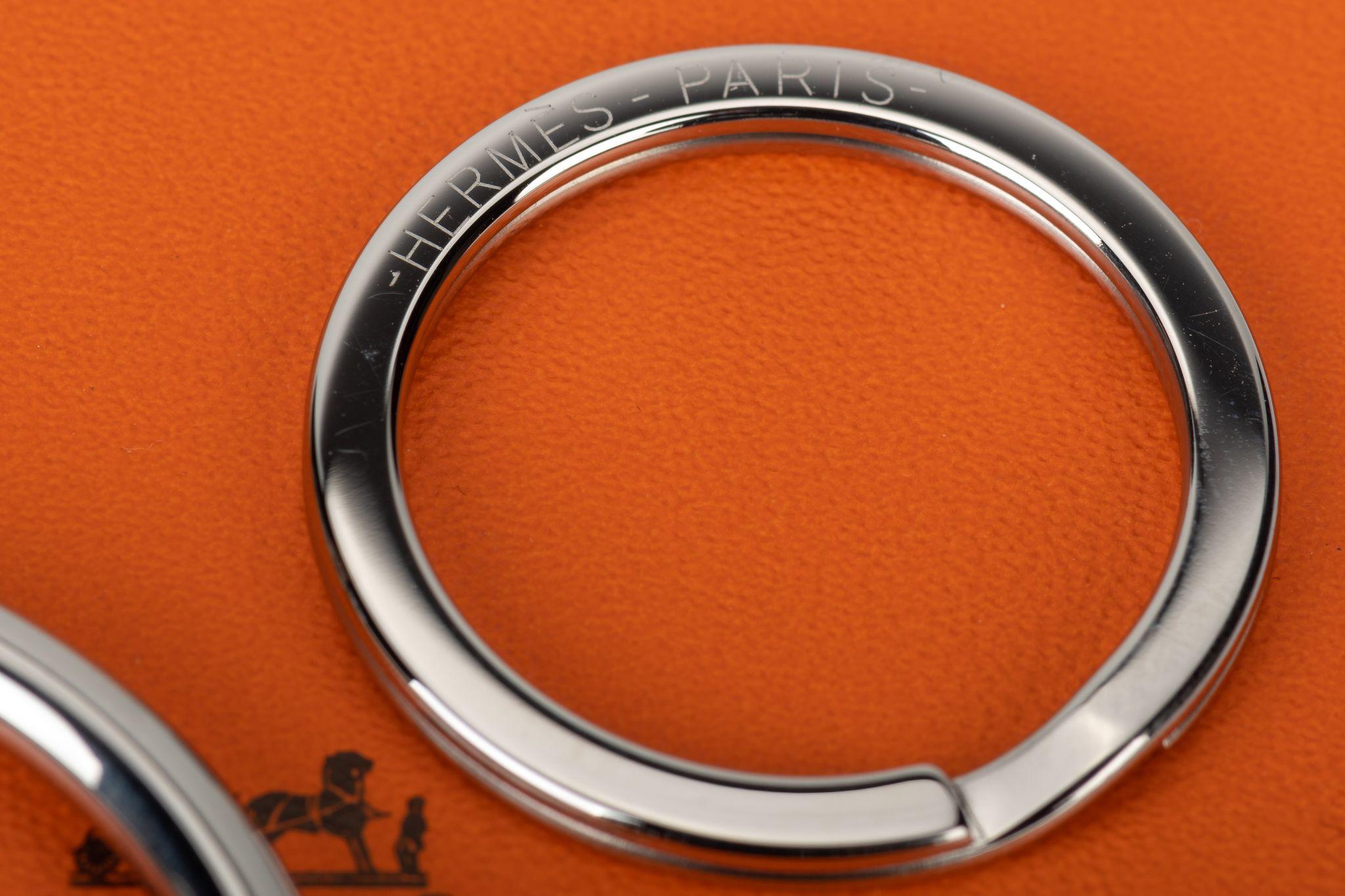 Femenino o masculino Hermès Caballo -Anillo Llavero Paladio Nuevo En Caja en venta