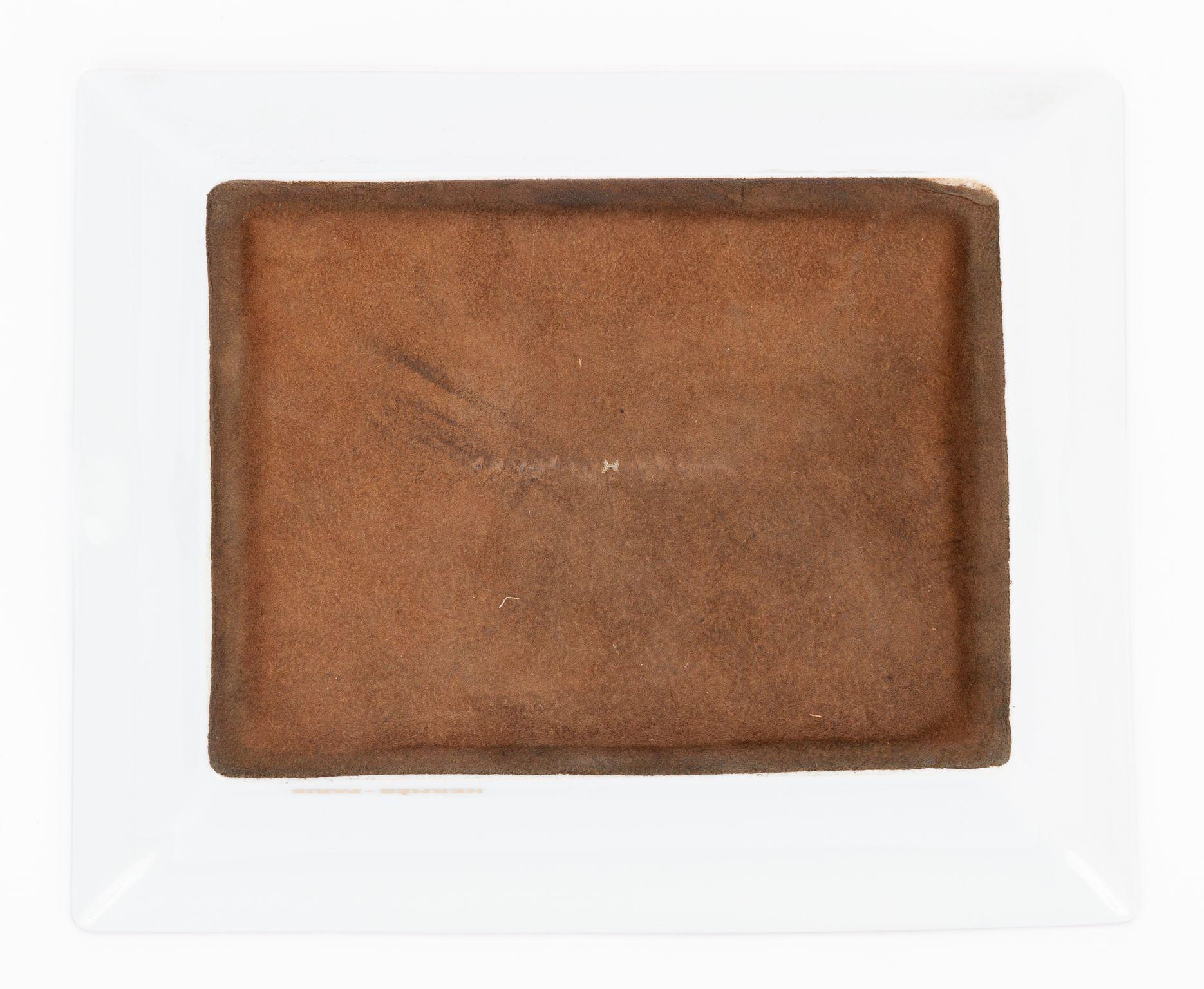 Grigio Posacenere con coperta a strisce di cavallo di Hermès in vendita