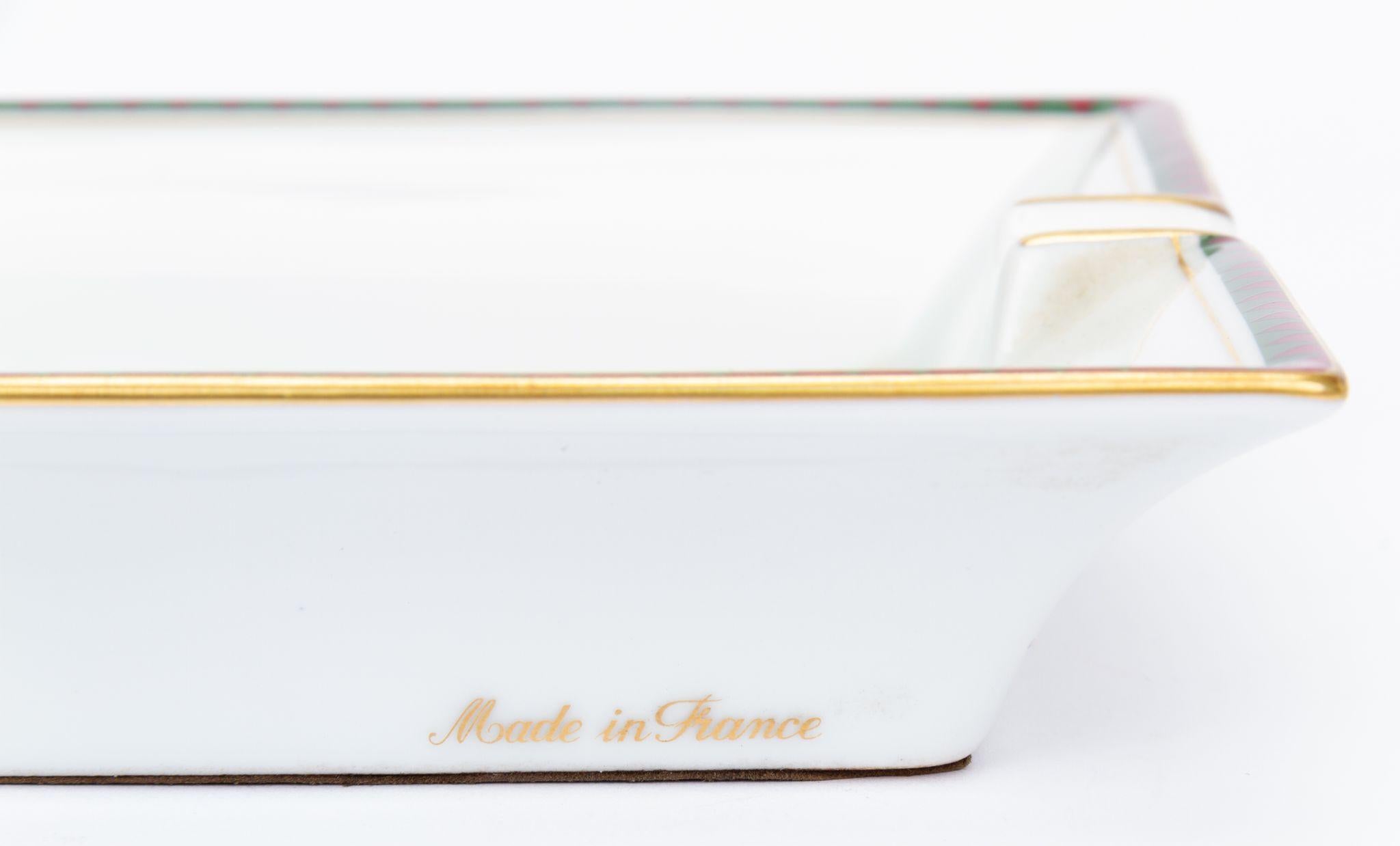 da uomo o donna Posacenere con coperta a strisce di cavallo di Hermès in vendita