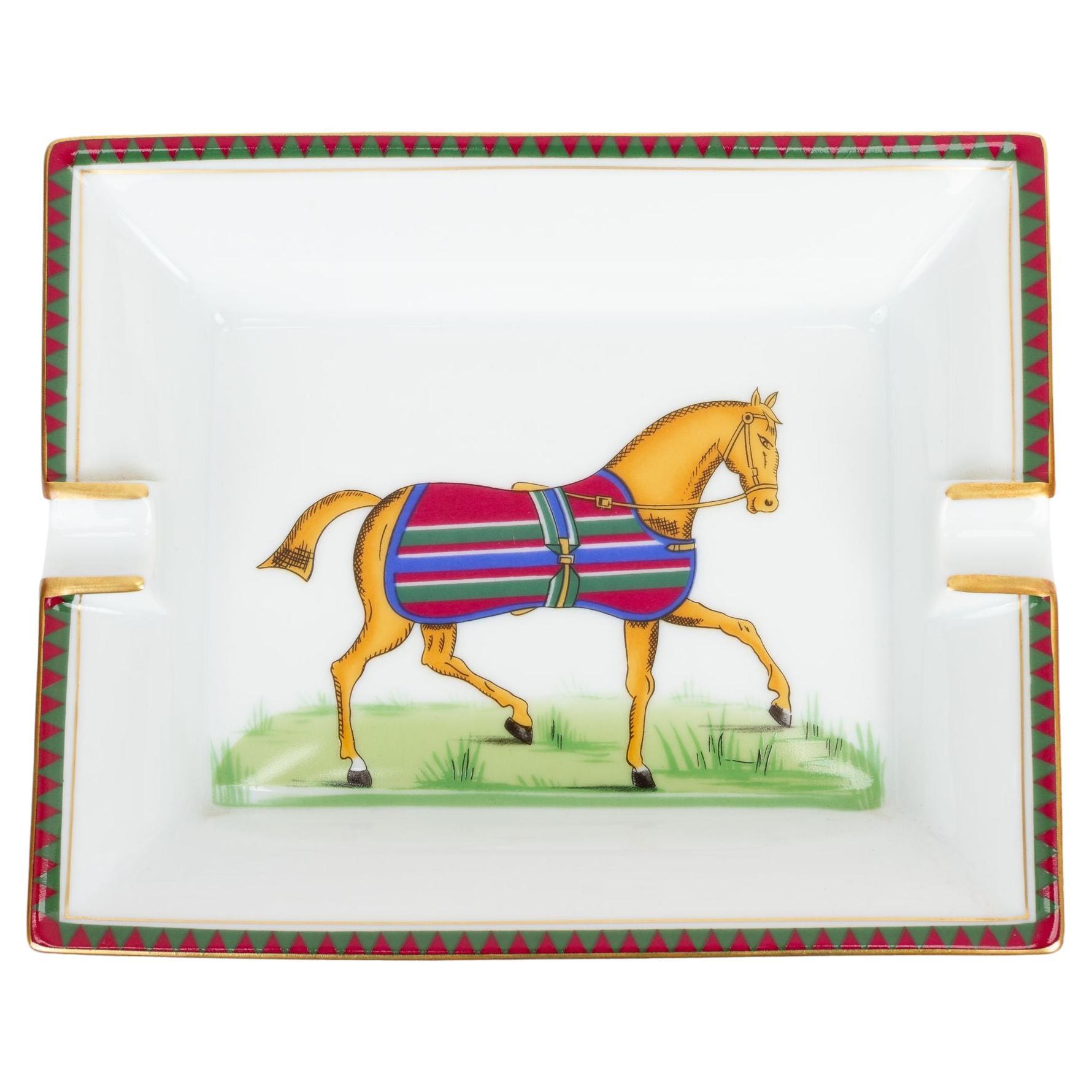 Hermès Horse Stripe Blanket Ashtray