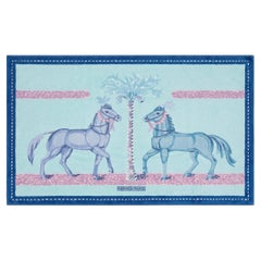 Hermes Horses Terry Beach Towel