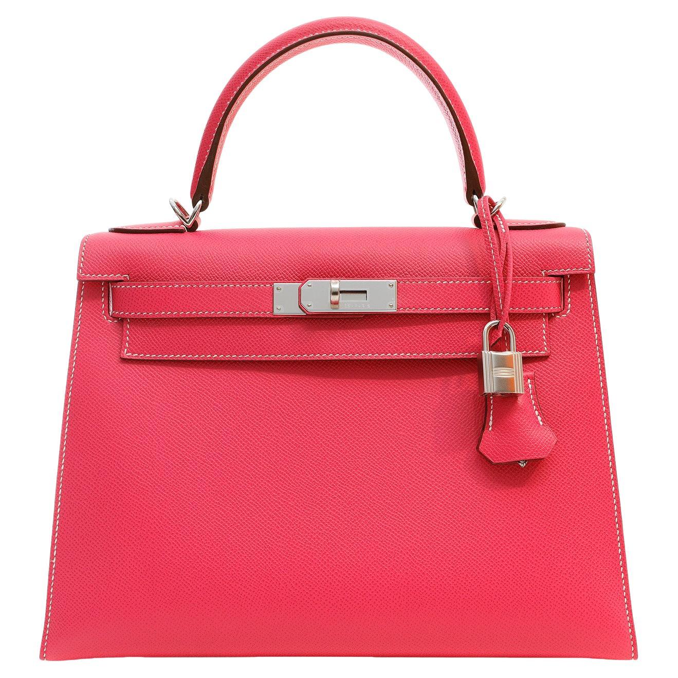 Hermès Hot Pink Epsom 28 cm Kelly Sellier Candy Collection
