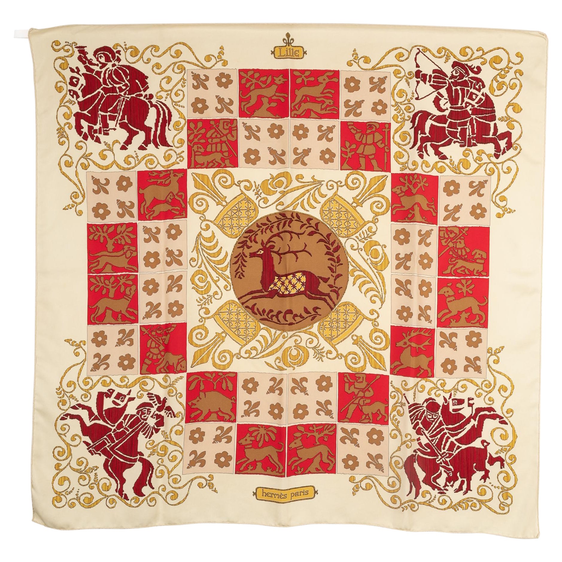 Hermès 'Hourvari' foulard / squared scarf