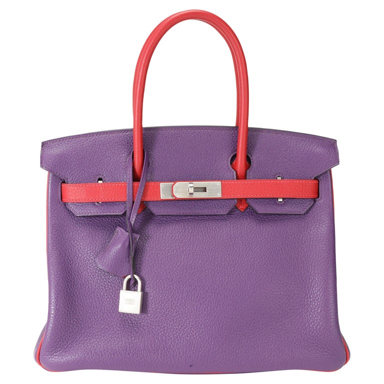 Hermès HSS Anemone & Rouge Casaque Clémence Birkin 30 BPHW