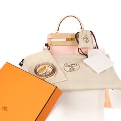 Hermès HSS Kelly 25 Rose Sakura/Nata Chèvre Mysore BGHW