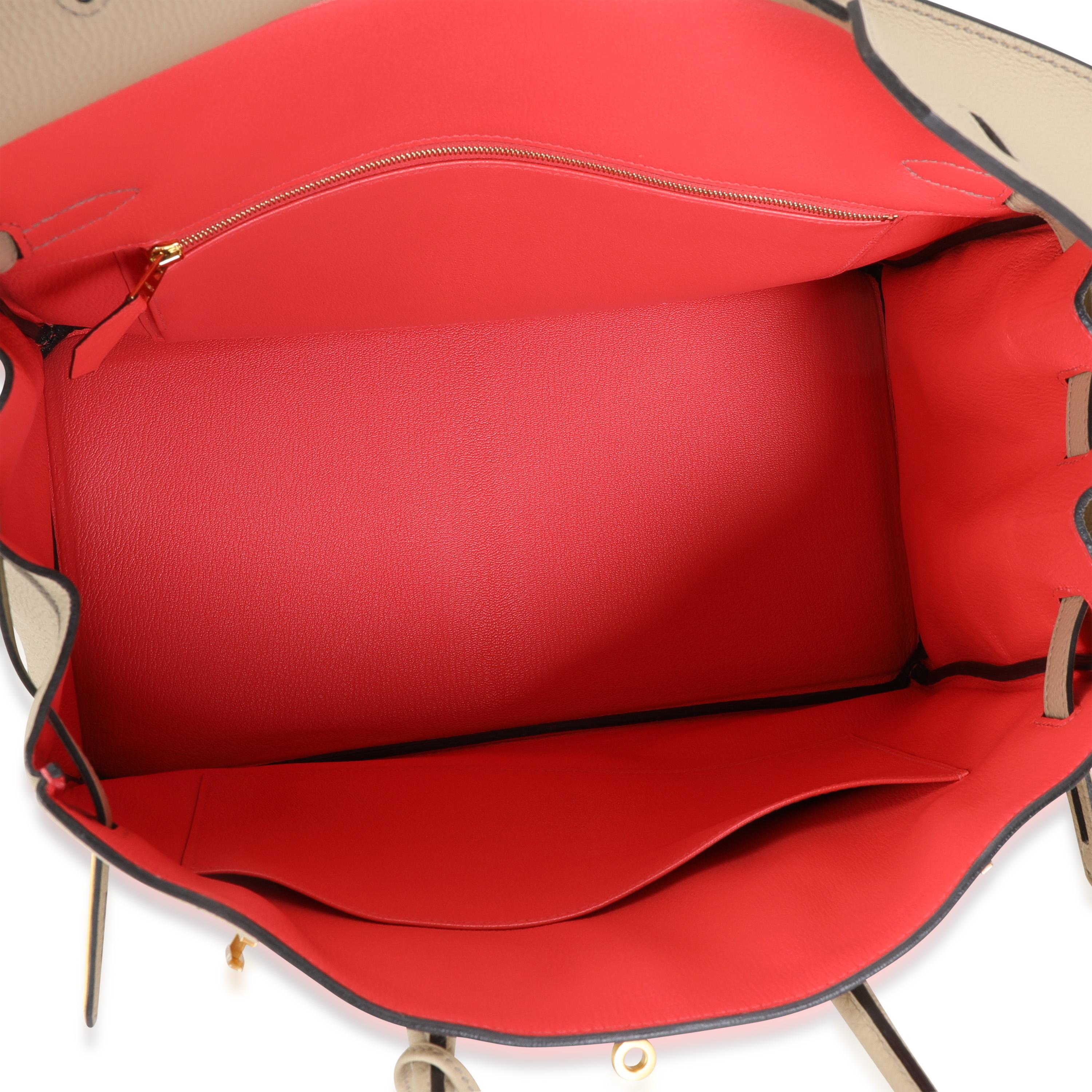 Donna Hermès HSS Verso Trench & Capucines Togo Birkin 35 GHW