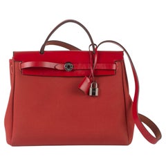 Hermès Hunter Herbag Zip 31 PM Red