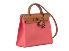 Hermès Hunter Herbag Zip 31 PM Rose Azalee