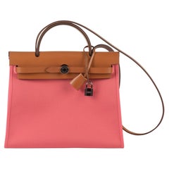Hermès Hunter Herbag Zip 31 PM Rose Azalee