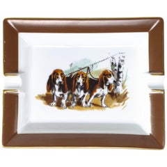 Vintage Hermès Hunting Dog Ashtray