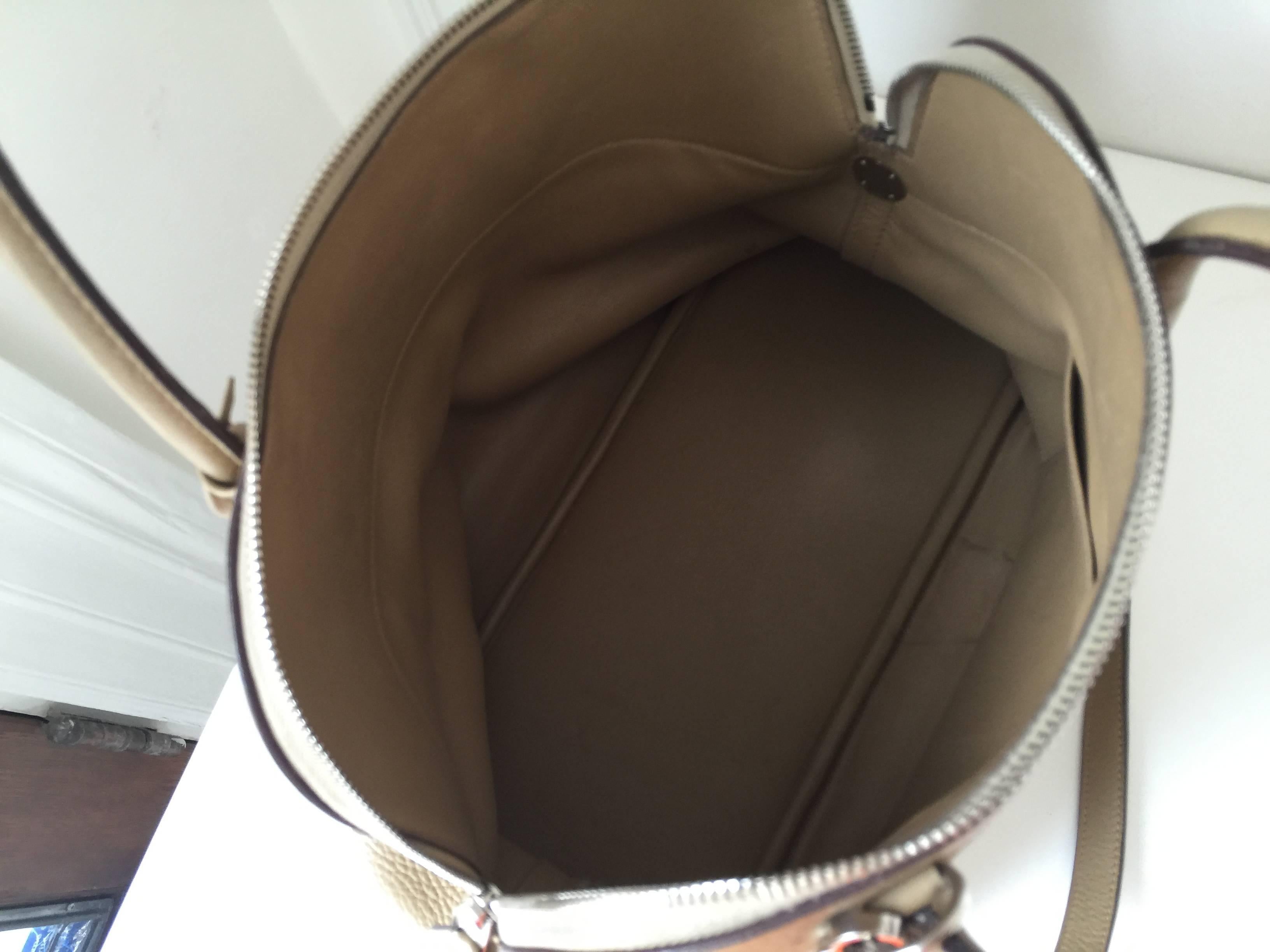 Brown Hermes Iconic  Bolide 35 Bag