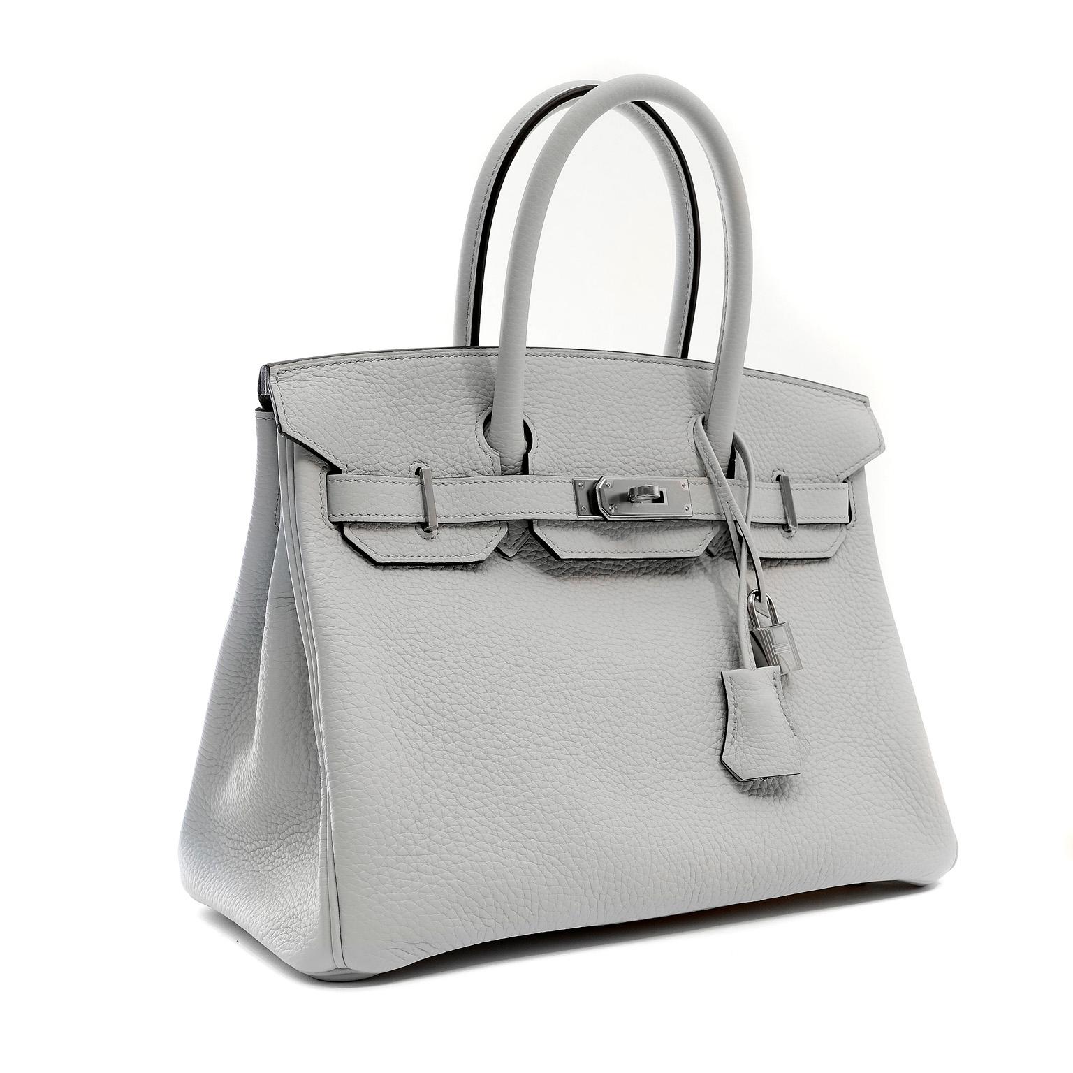 grey birkin bag