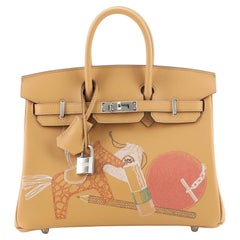 Hermes In and Out Birkin Bag Limited Edition Swift with Palladium Hardwar