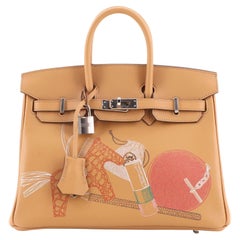 Hermes In and Out Birkin Bag Limited Edition Swift with Palladium Hardware 25