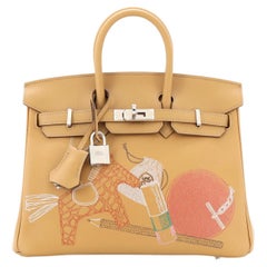 Hermes In and Out Birkin Bag Limited Edition Swift with Palladium Hardware 25