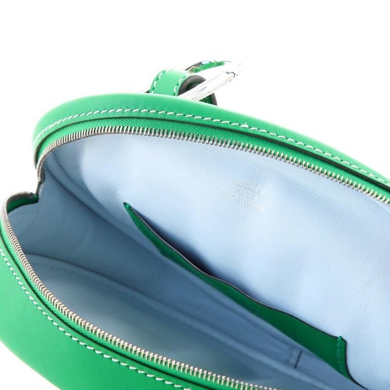 Hermès Bleu Encre Swift In The Loop Belt Bag PHW