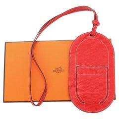 Hermes In-The-Loop Phone To Go Case Leather PM Red