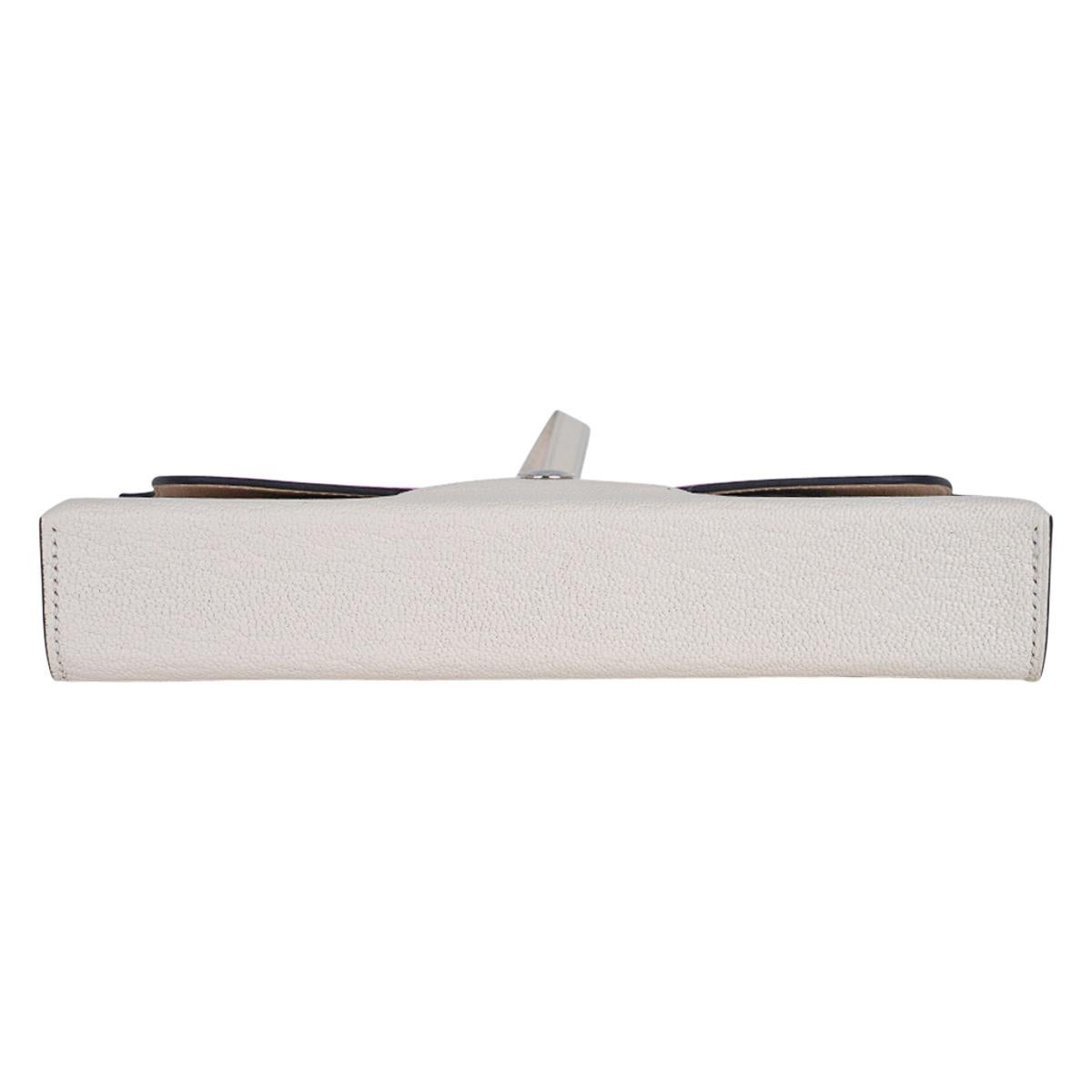 Hermes In The Loop Wink Glasses Case Nata / Magnolia Chevre Leather 6