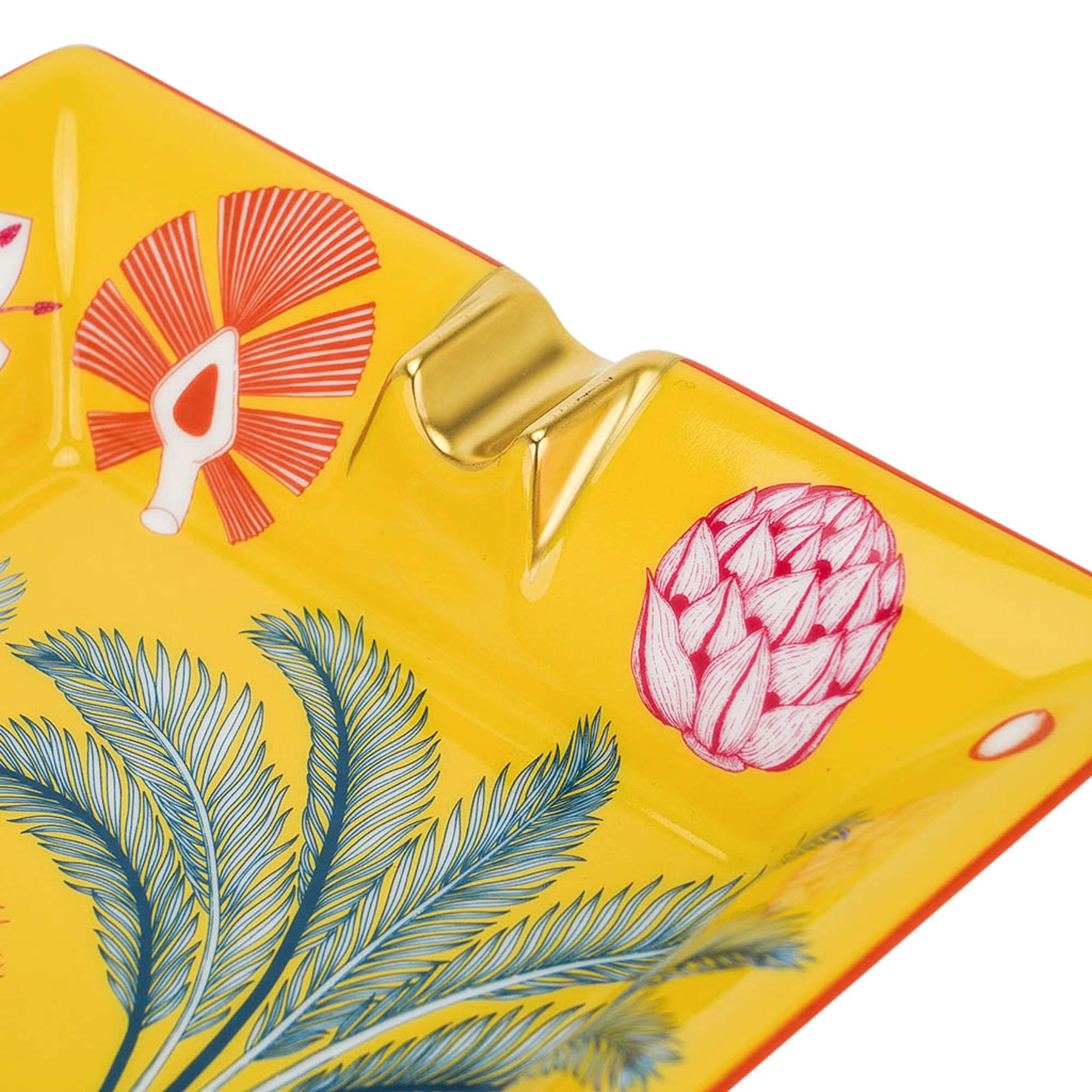 Hermes Index Palmarum Ashtray Soleil Porcelain 1