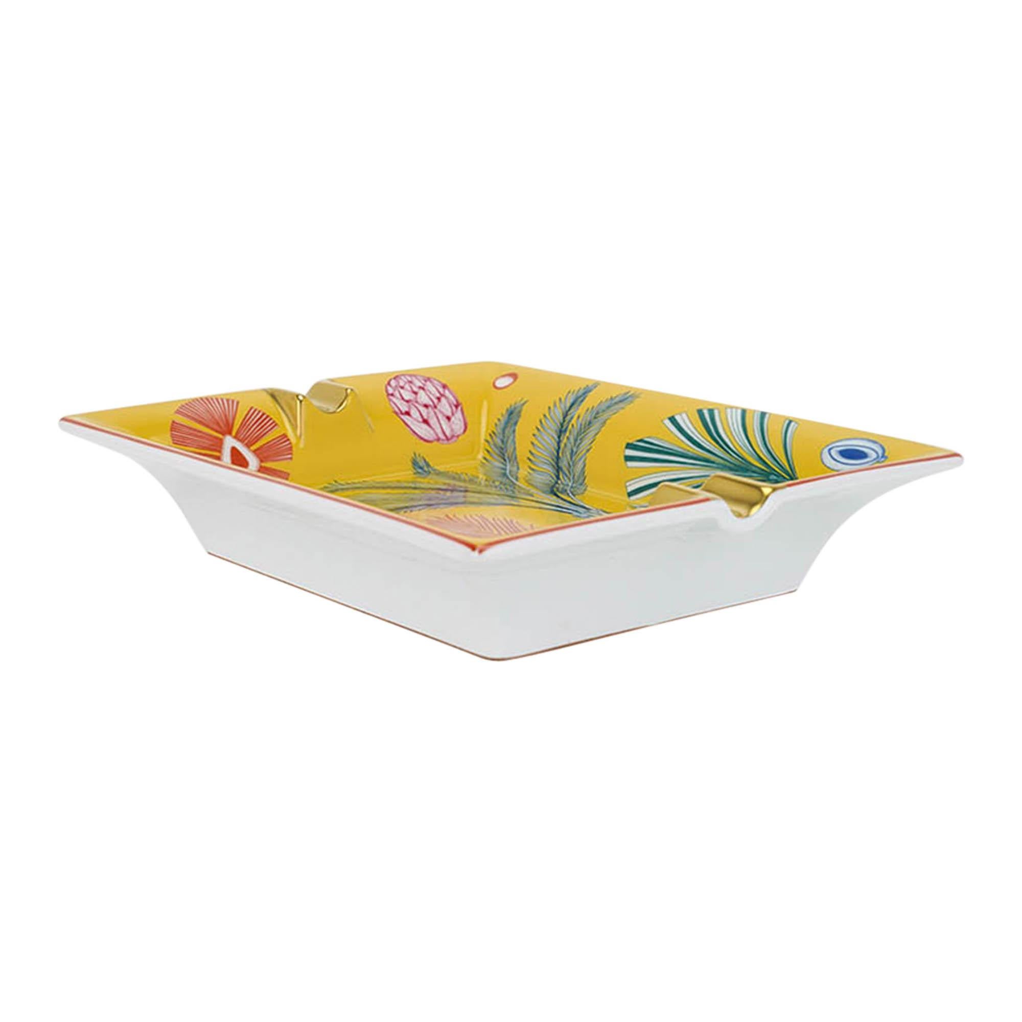 Hermes Index Palmarum Ashtray Soleil Porcelain 3