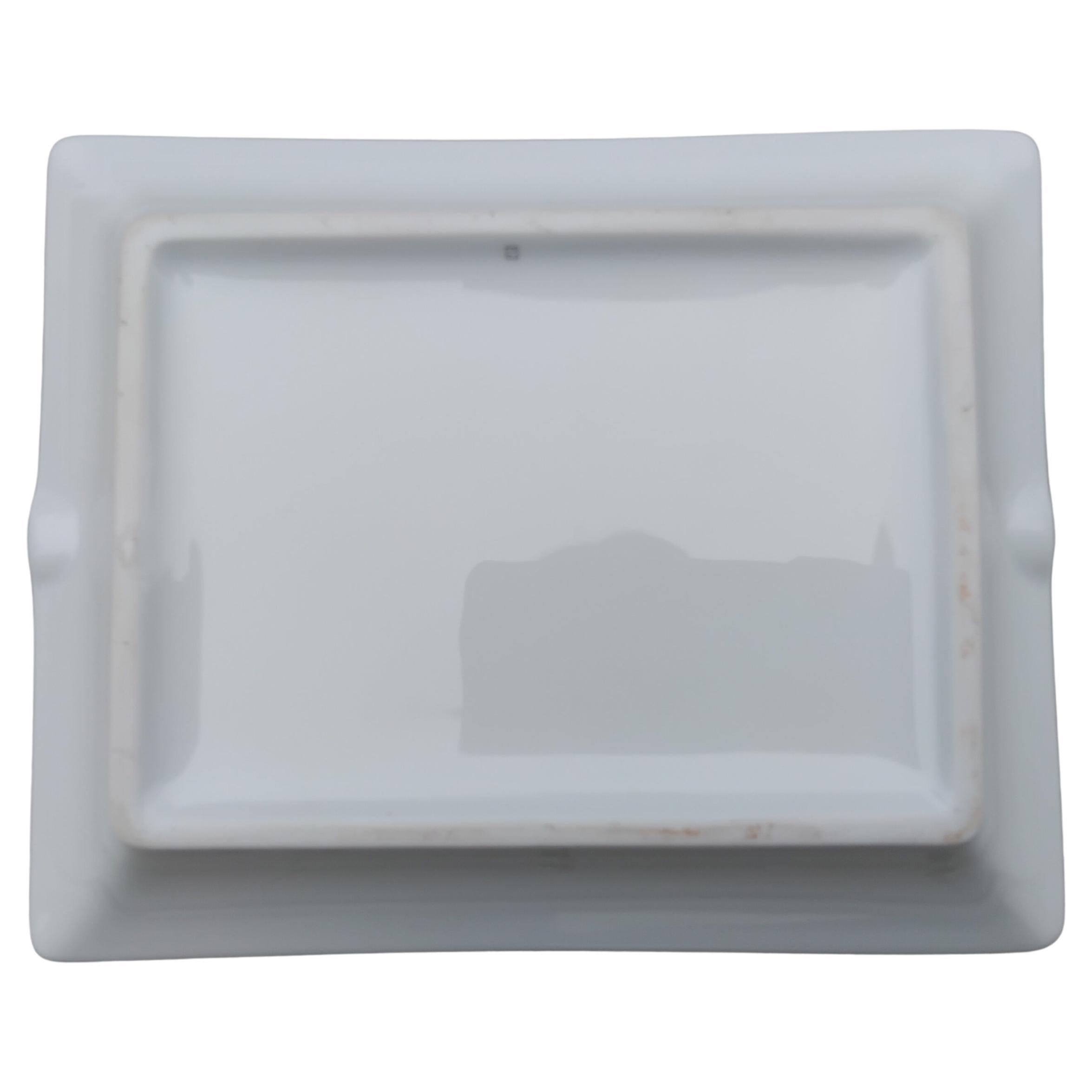 Hermès Indian Print Cigar Ashtray Change Tray Porcelain Gold India 7