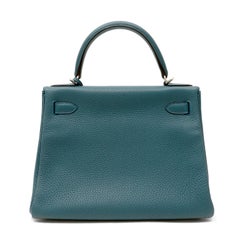 Hermès Indigo Togo Leather 28 cm Kelly with Palladium