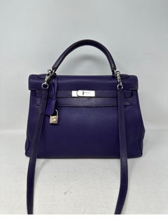 Hermes Iris Purple Kelly 32 Bag