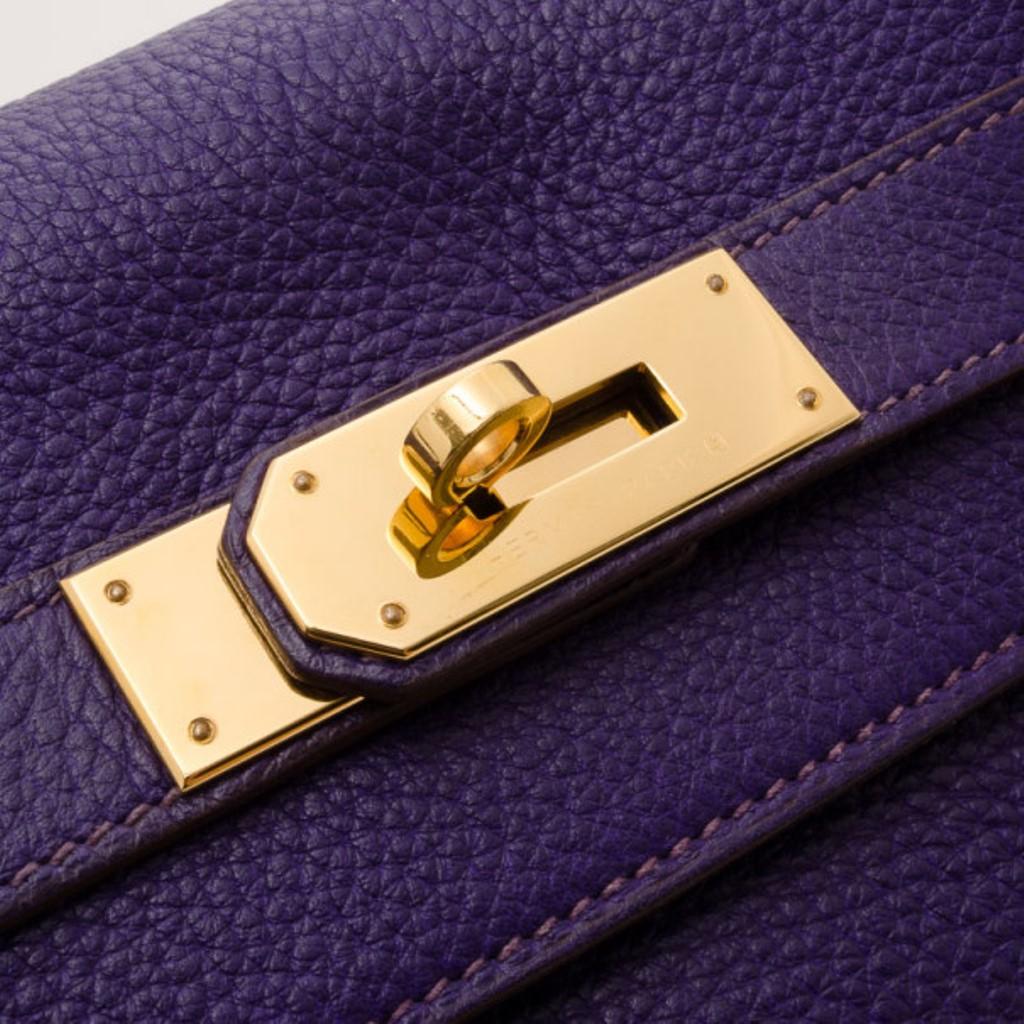 Hermes Iris Togo Leather Gold Hardware Kelly Retourne 40 Bag 2