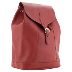 Vintage Hermes Isabel Backpack Courchevel Red