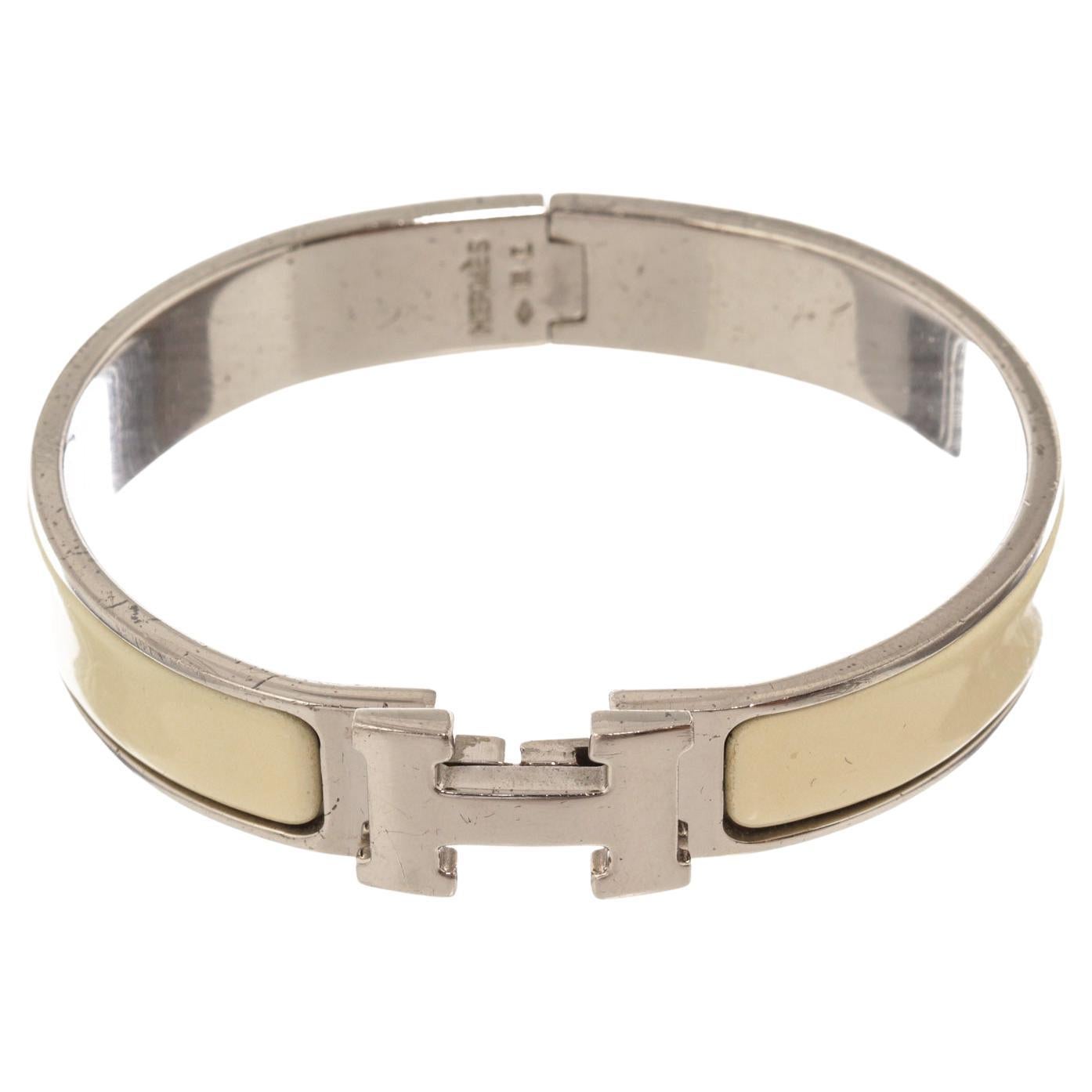 Hermes Clic H Bracelet - 136 For Sale on 1stDibs | hermes h 