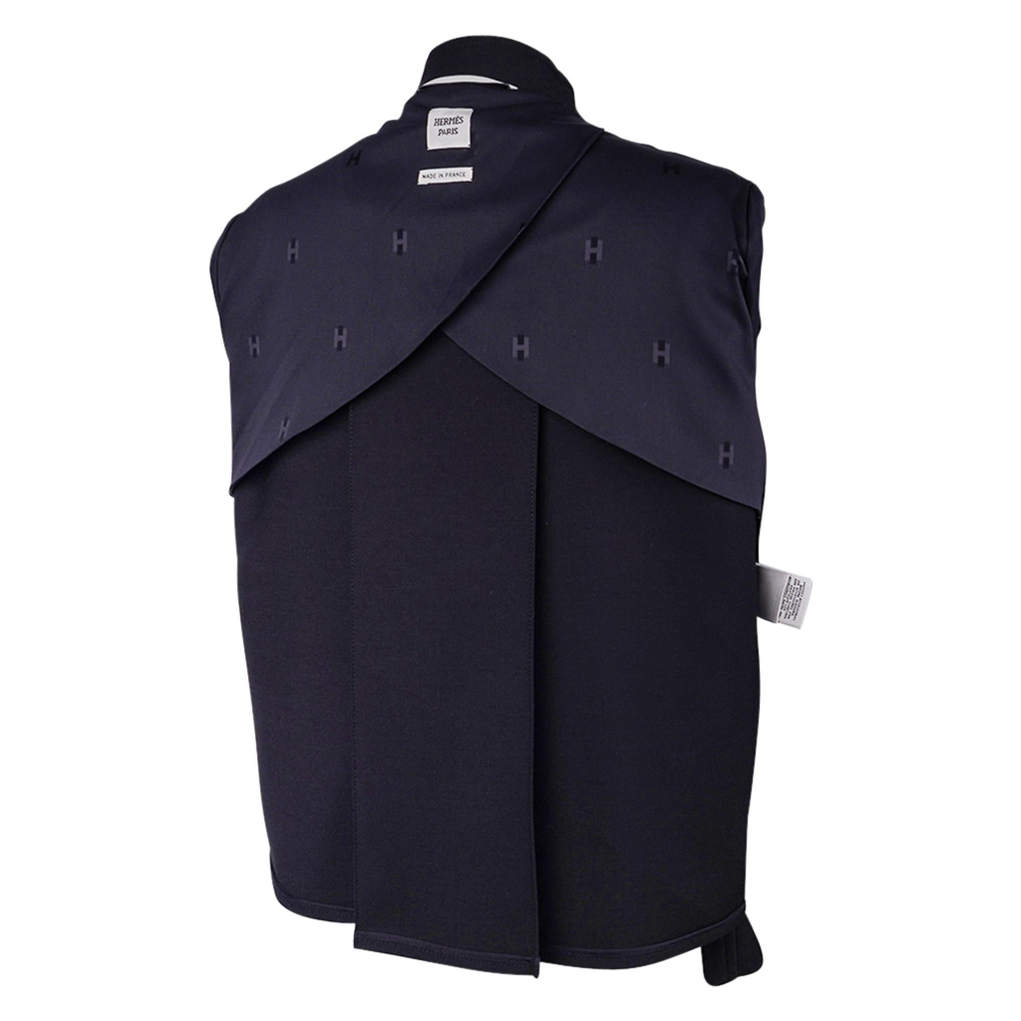 Hermès Jacke Marine mit Kette d''Ancre Reißverschlussgriffe 38 / 6 Neu mit Etikett im Angebot 6