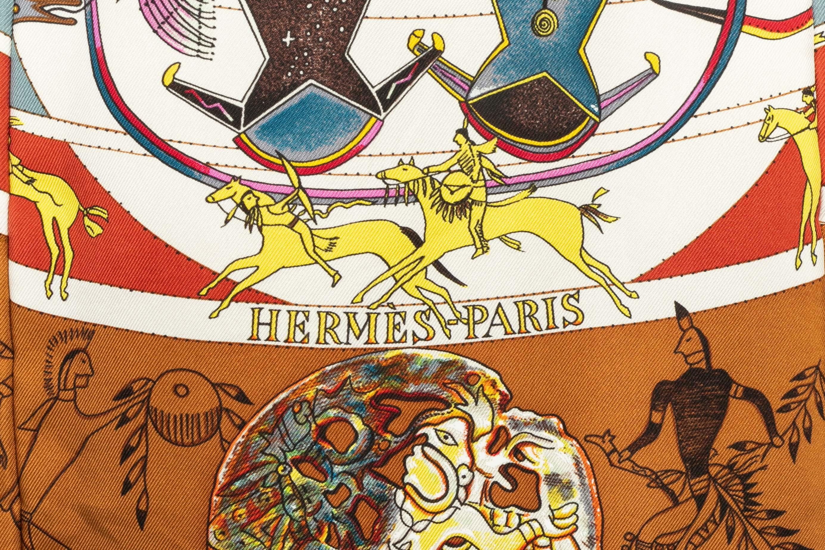 Hermès jacket 'Red men mythology' For Sale 7