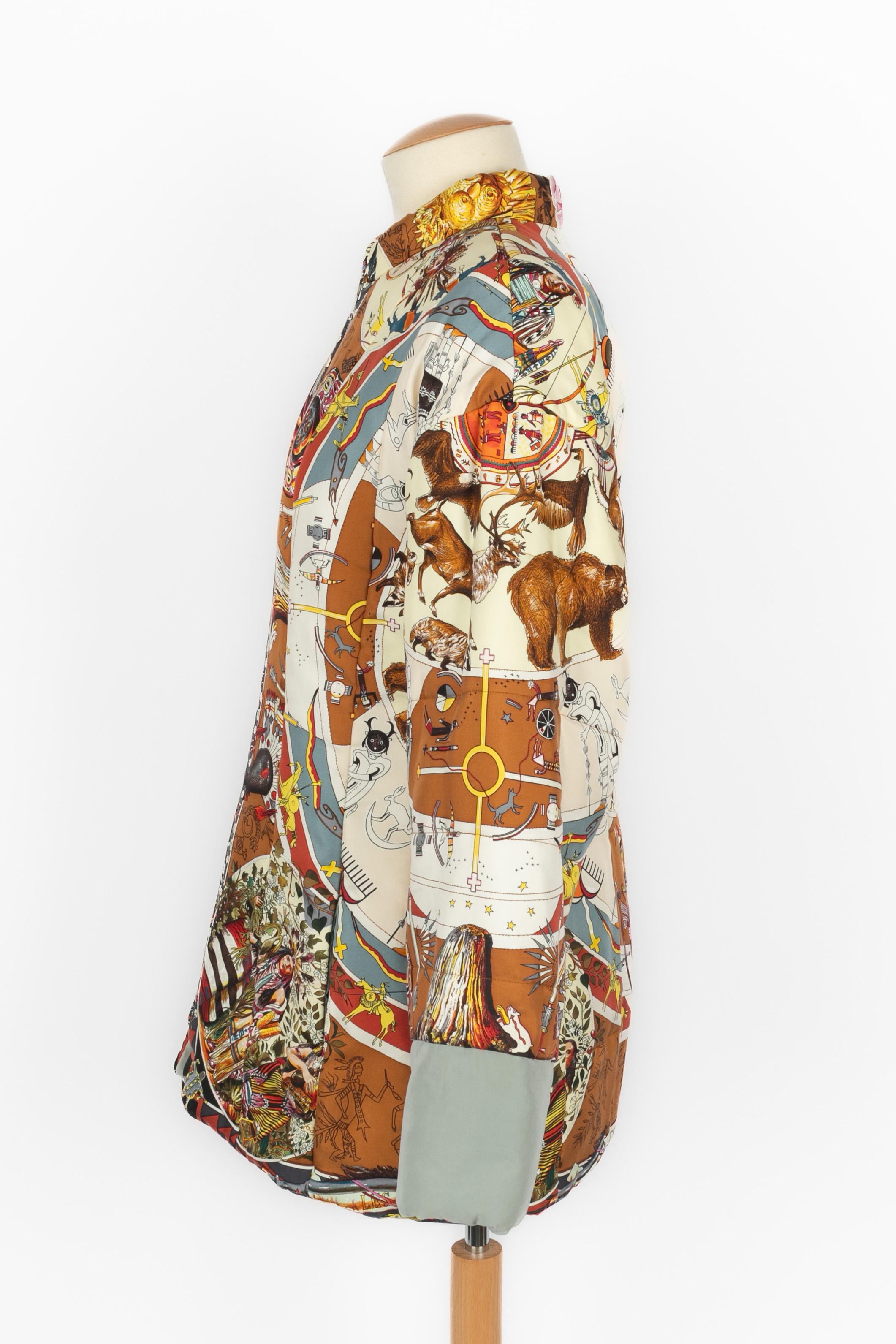 Women's Hermès jacket 'Red men mythology' For Sale