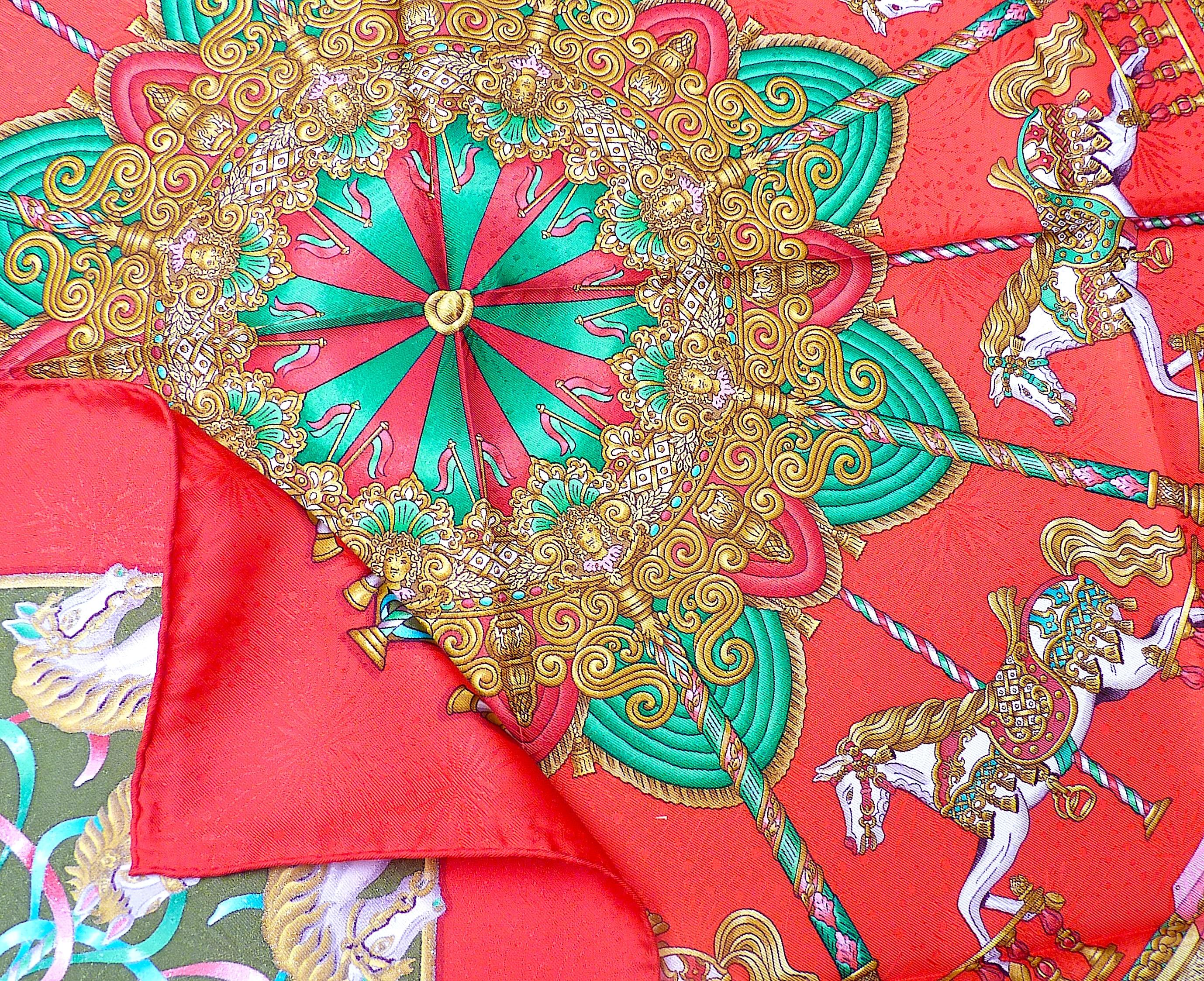 Hermes Jacquard Seidenschal 35