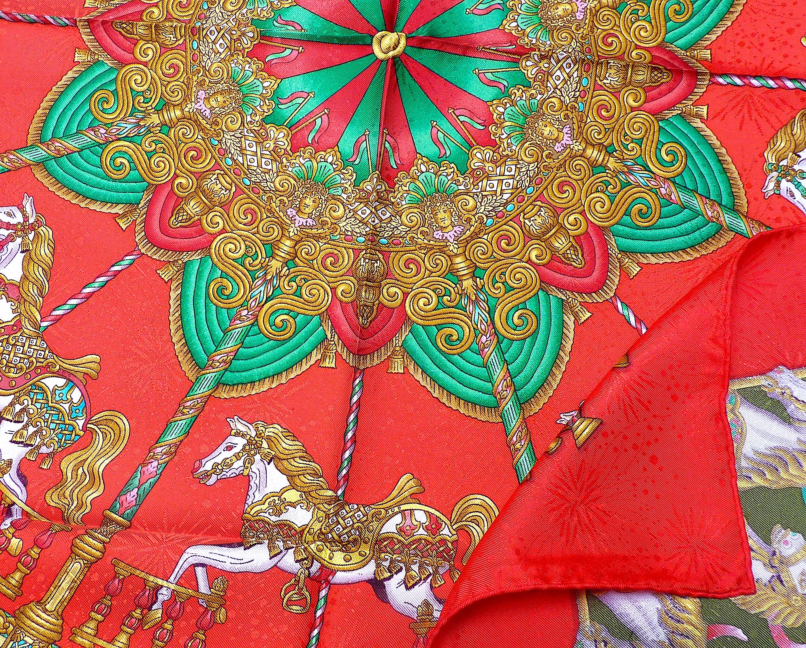 Hermes Jacquard Seidenschal 35