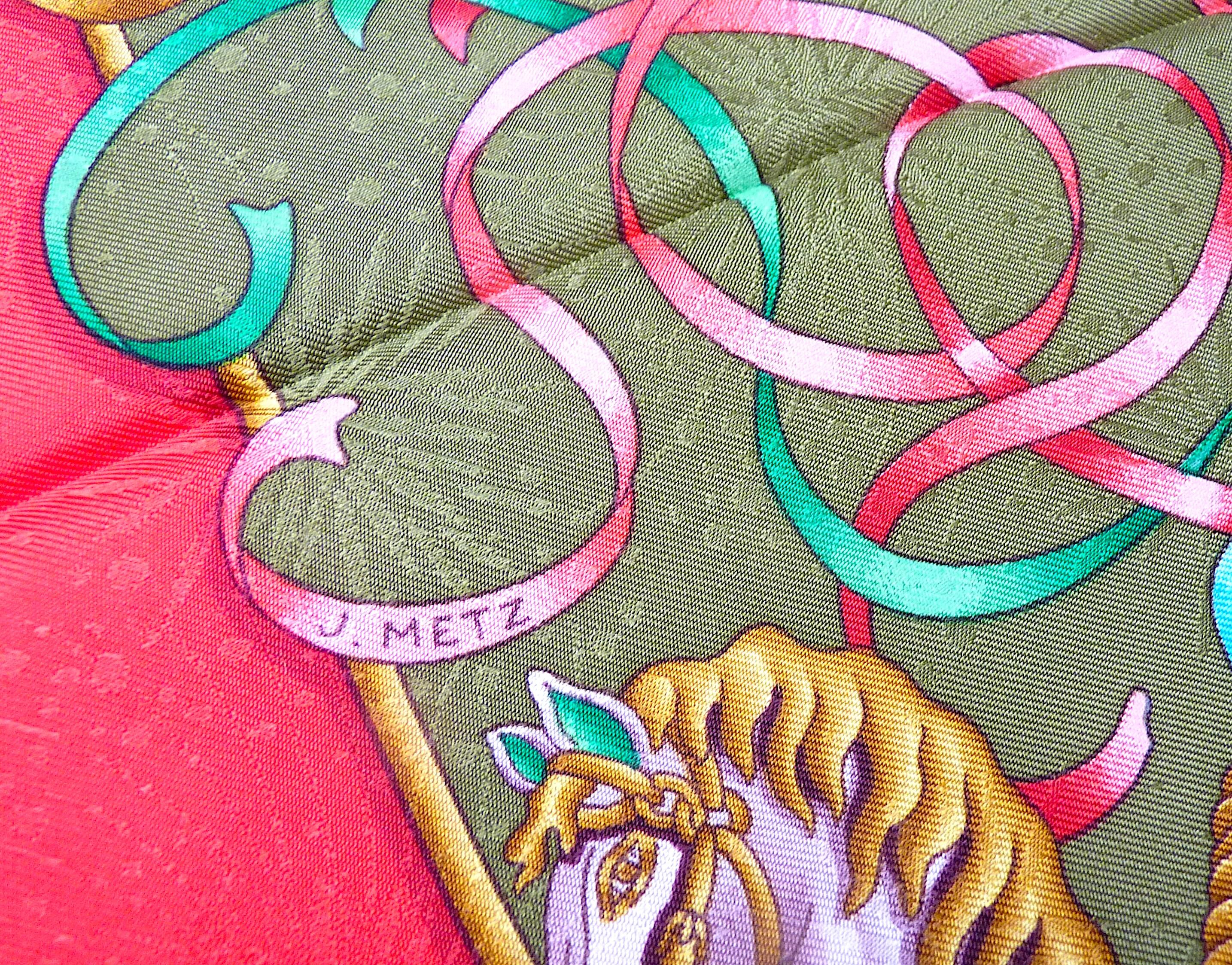 Hermes Jacquard Seidenschal 35