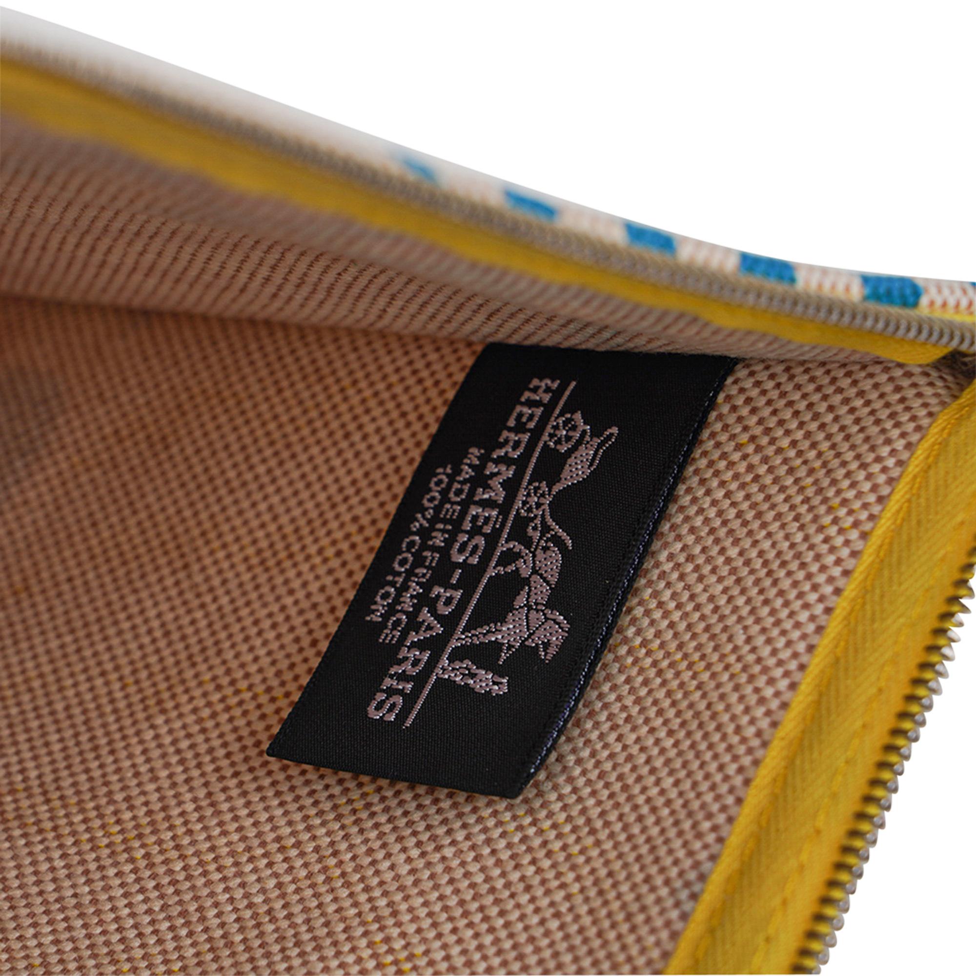 Hermes Jaguar Quetzal Case Printed Toile 1