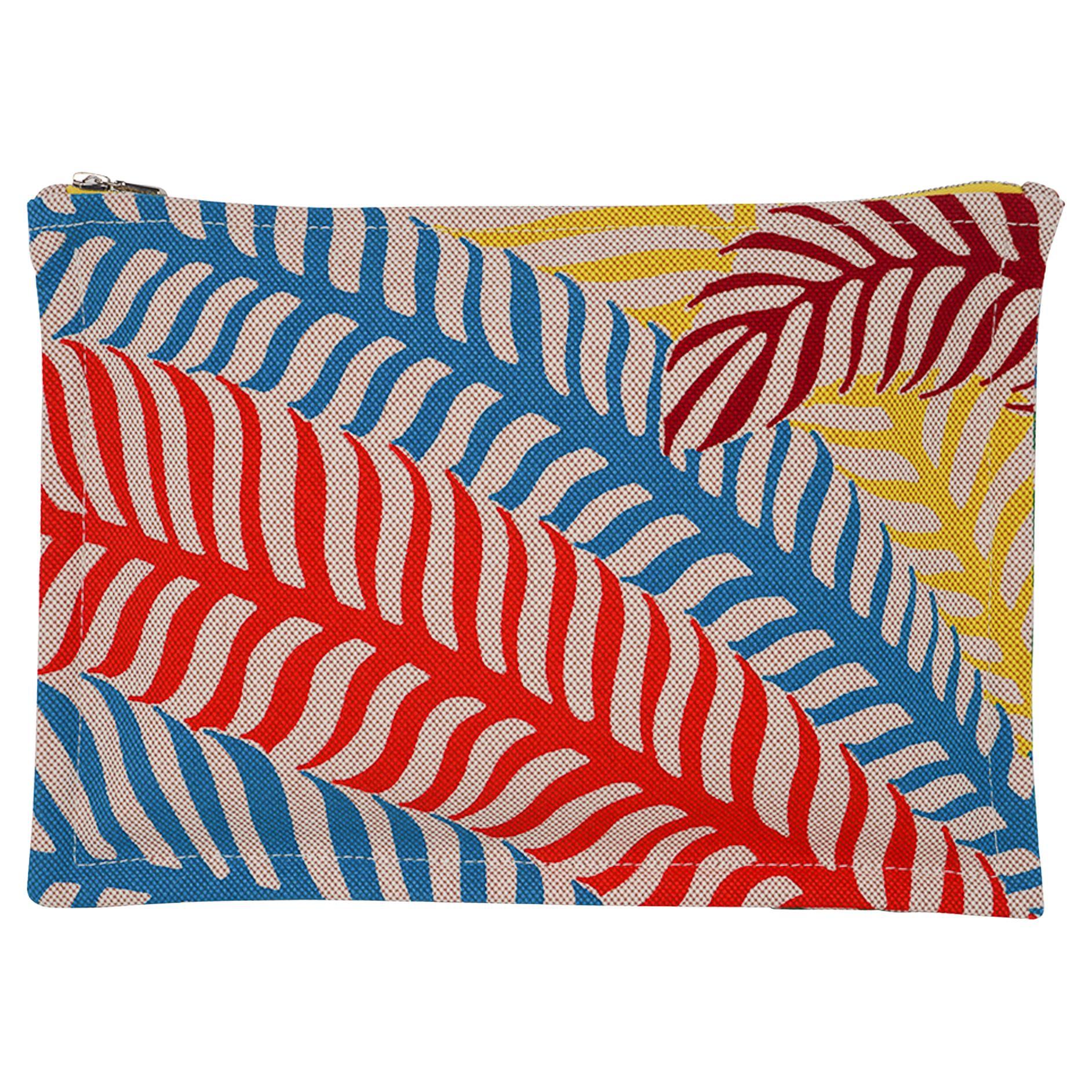 Hermes Jaguar Quetzal Case Printed Toile