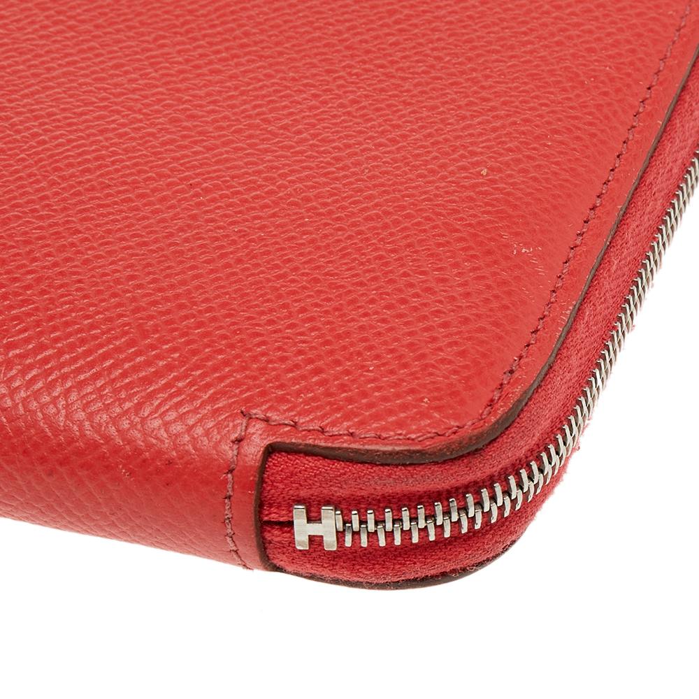 Hermes Jaipur Epsom Leather Azap Silk In Zip Around Wallet 4