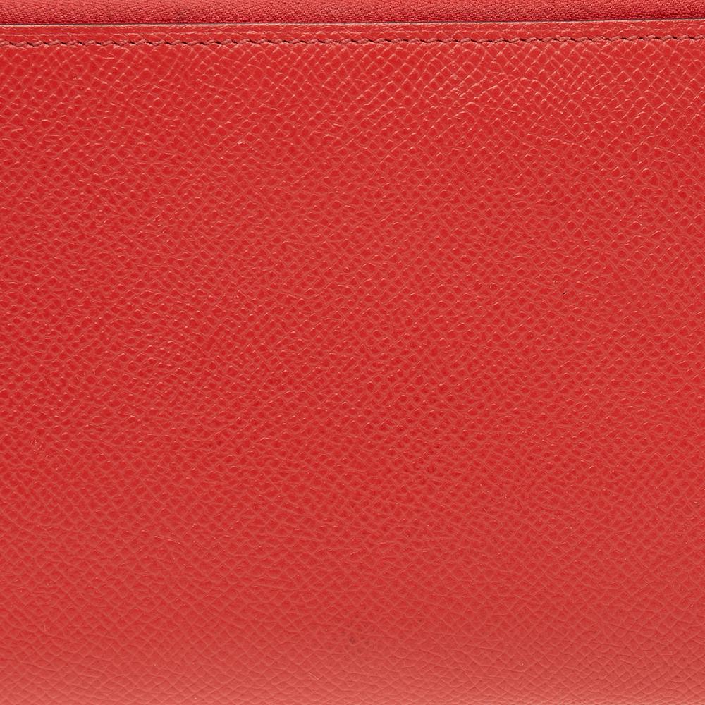 Hermes Jaipur Epsom Leather Azap Silk In Zip Around Wallet 5