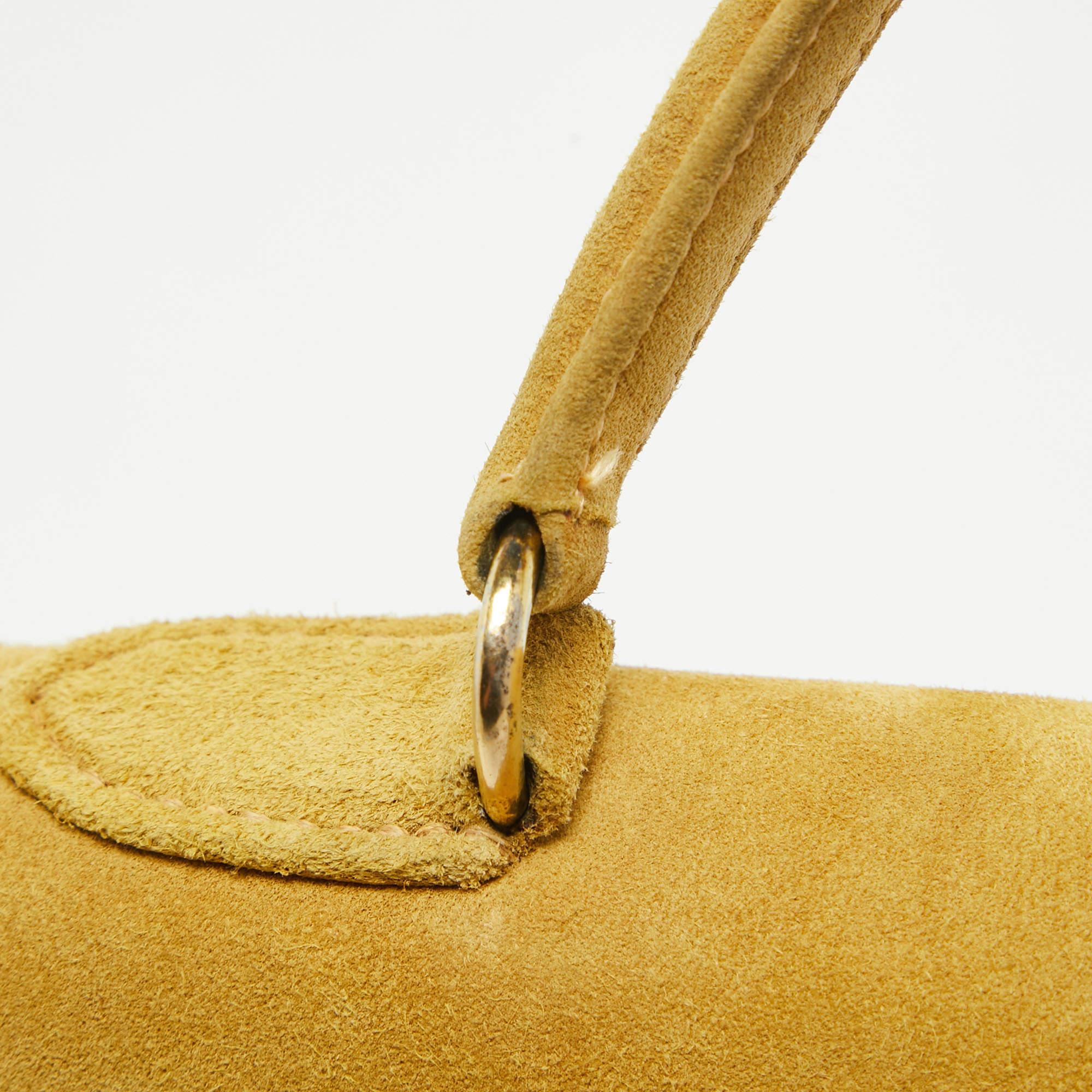 Hermes Jaune Doblis Gold Finish Kelly Sellier 28 Bag 3