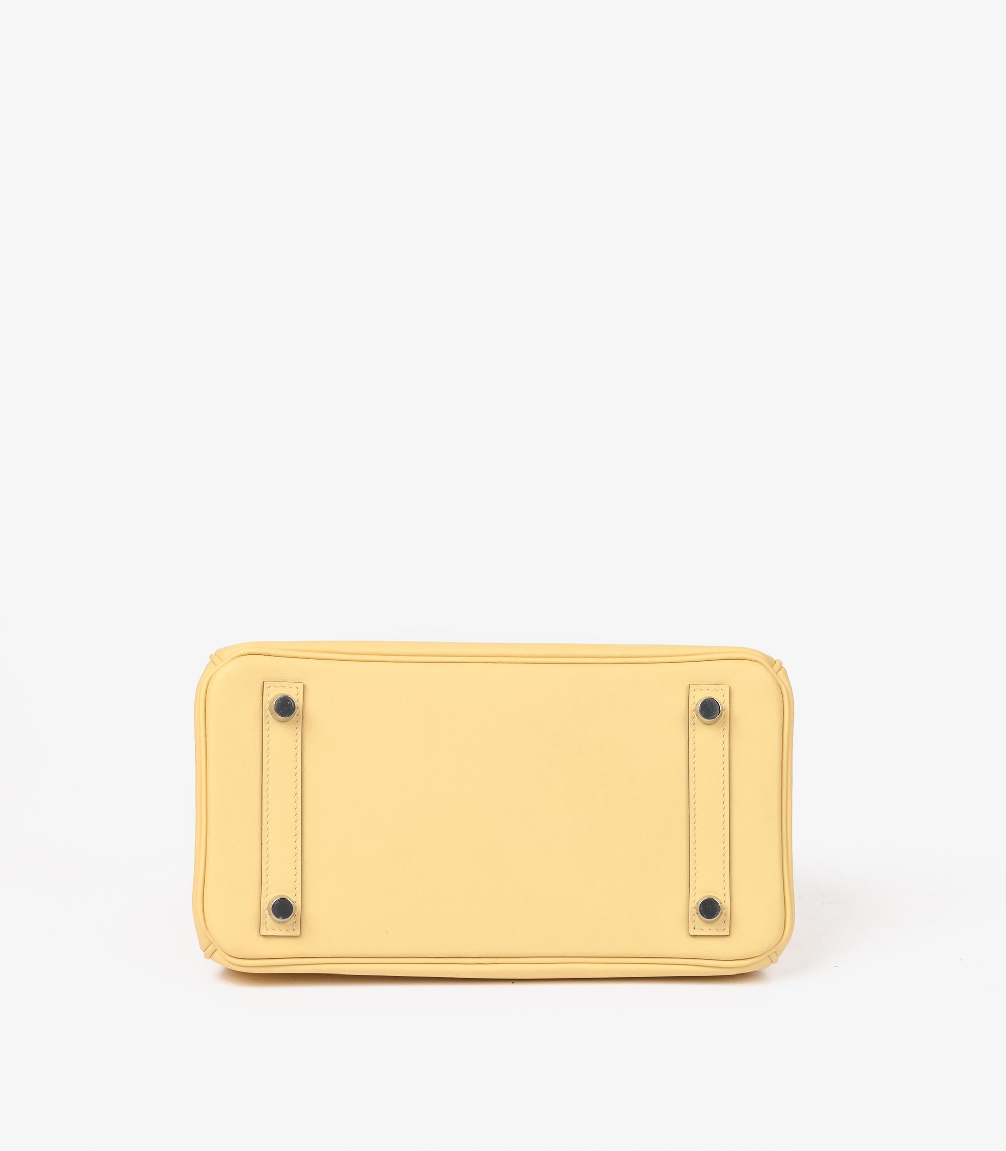 Hermès Jaune Poussin Swift Leather Birkin 25cm Retourne 1