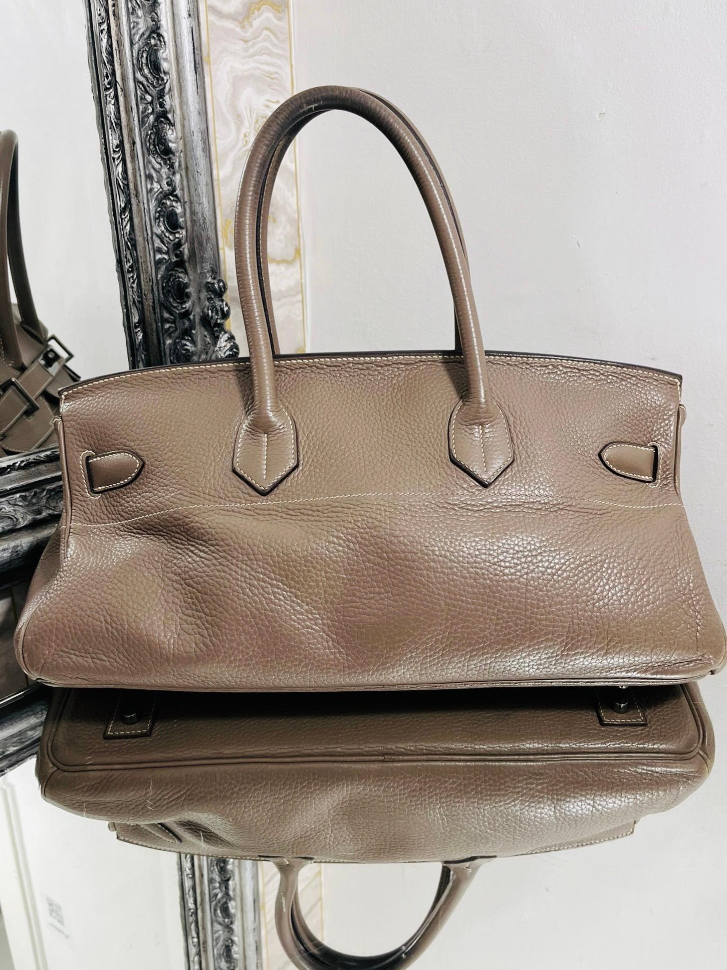 Brown Hermes Jean Paul  Gaultier Birkin 42cm Bag For Sale