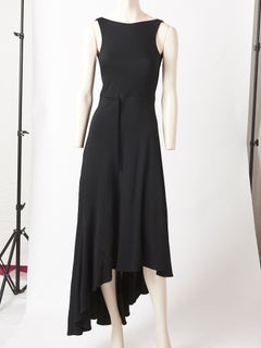  Hermès Jersey Dress with Asymmetric Hem