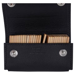 Hermes Jeu de Dominos In The Pocket Nero Swift Pelle Nuovo