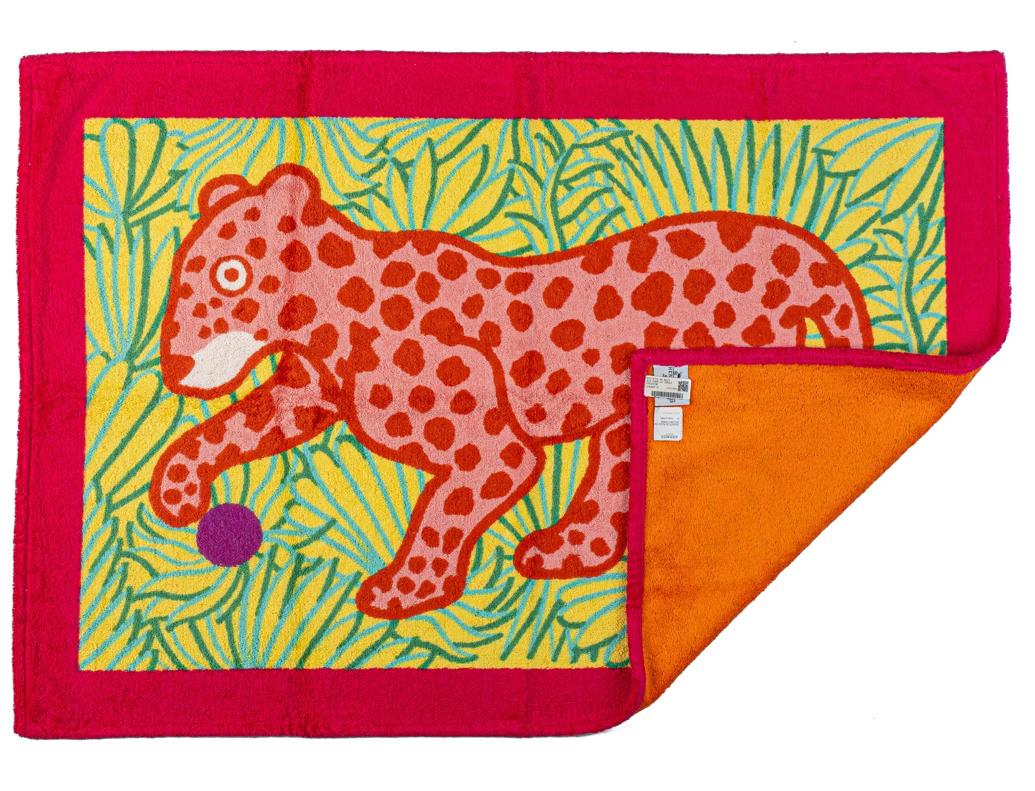 Hermès new beach towel in terry cloth with 